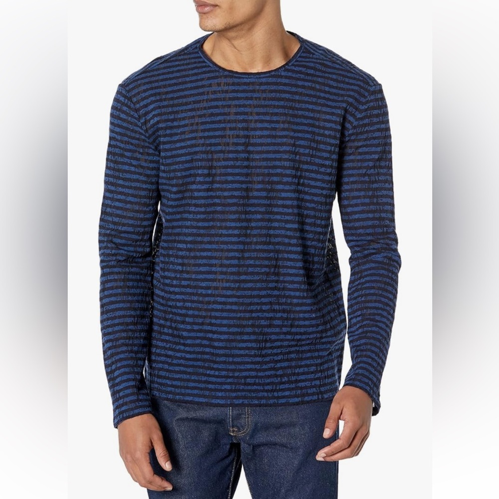 John Varvatos Men's Yadkin Long Sleeve Crew - XL, NEW